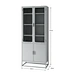 display cabinet with glass doors