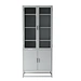 display cabinet with glass doors